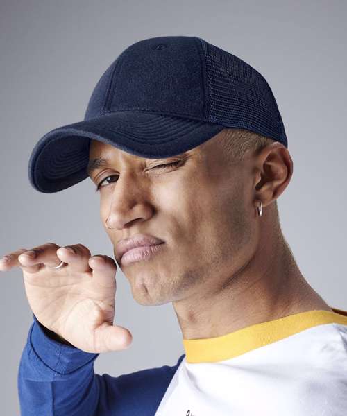 Jersey athleisure trucker