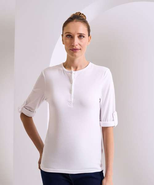 Women's Long John roll-sleeve tee
