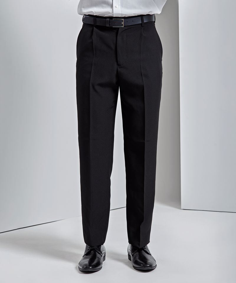 Polyester trousers (single pleat) | PR520 | ACTIFWEAR LTD