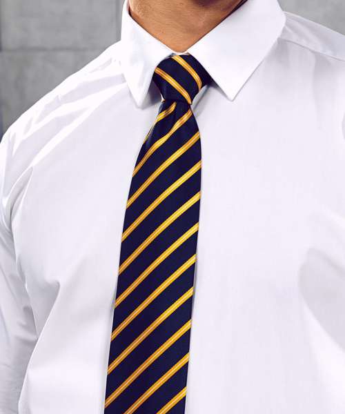 Sports stripe tie