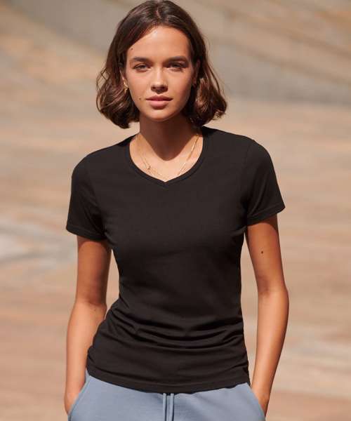 Feel good women's stretch v-neck t-shirt