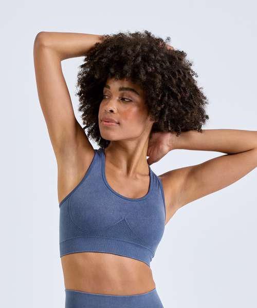 TriDri® seamless '3D fit' multi-sport denim look bra
